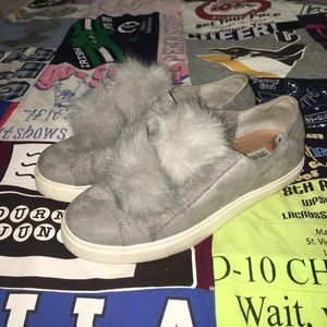 Steve Madden Pom Sneakers